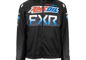 Black FXR jacket with AMSOIL logo.