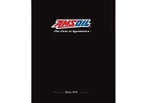AMSOIL logo on a black background.