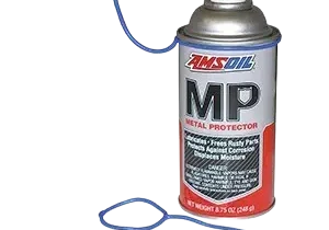 Spray can of Amsoil Metal Protector.