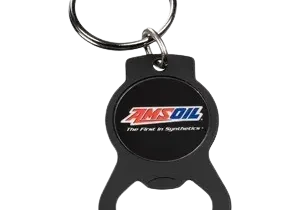 Keychain with AMSOIL logo and bottle opener.