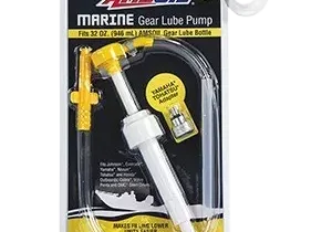 AMSOIL Marine Gear Lube Pump packaging.