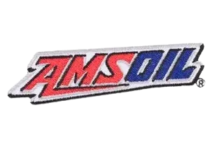 AMSOIL logo on black background.
