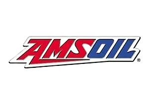 AMSOIL logo with red and blue text.