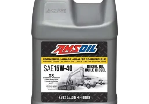 Diesel oil container, SAE 15W-40 label.