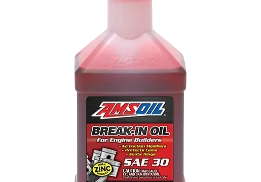 Engine break-in oil bottle, SAE 30.