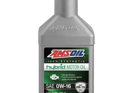 AMSOIL hybrid motor oil bottle, SAE 0W-16.
