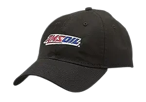 Black cap with AMSOIL logo on front.