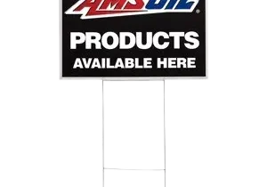 AMSOIL products available here sign.