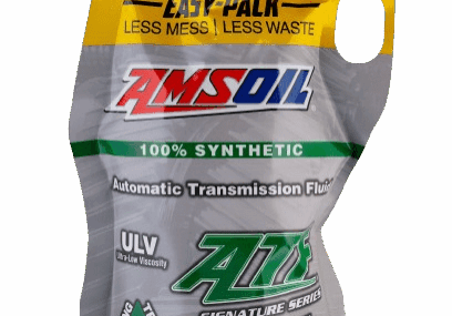 AMSOIL synthetic automatic transmission fluid pouch.