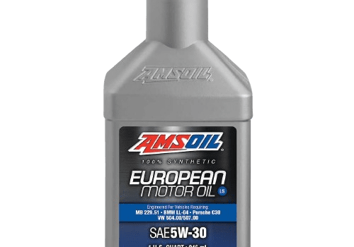 AMSOIL European motor oil bottle, SAE 5W-30.