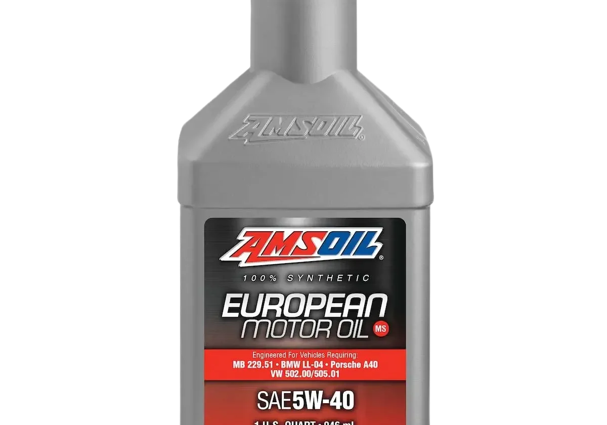Amsoil European motor oil bottle.