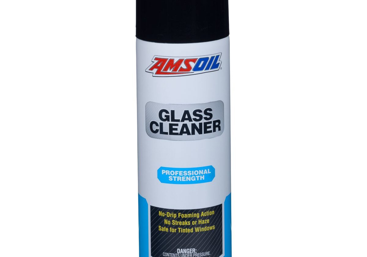 Glass cleaner spray can, professional strength.