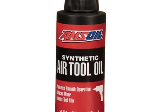 Synthetic air tool oil bottle.
