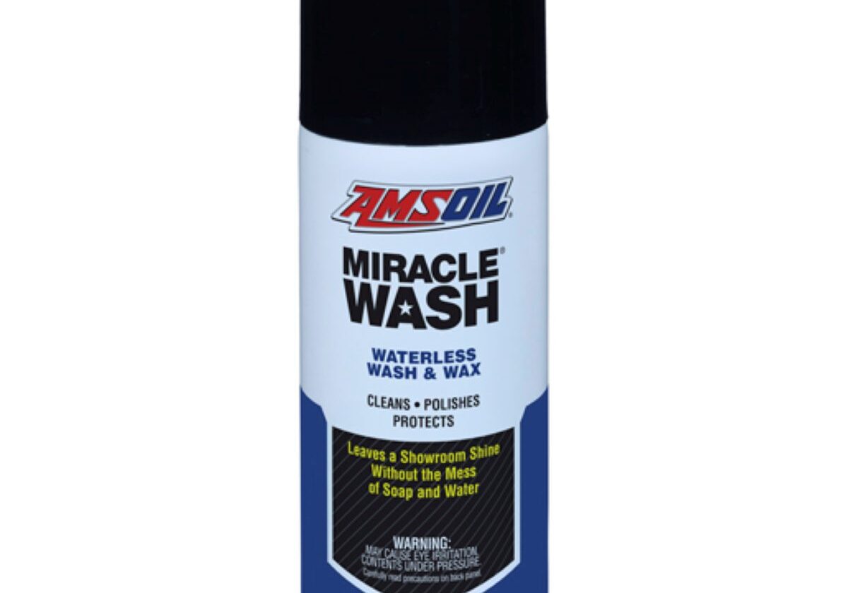 Amsoil Miracle Wash spray can.