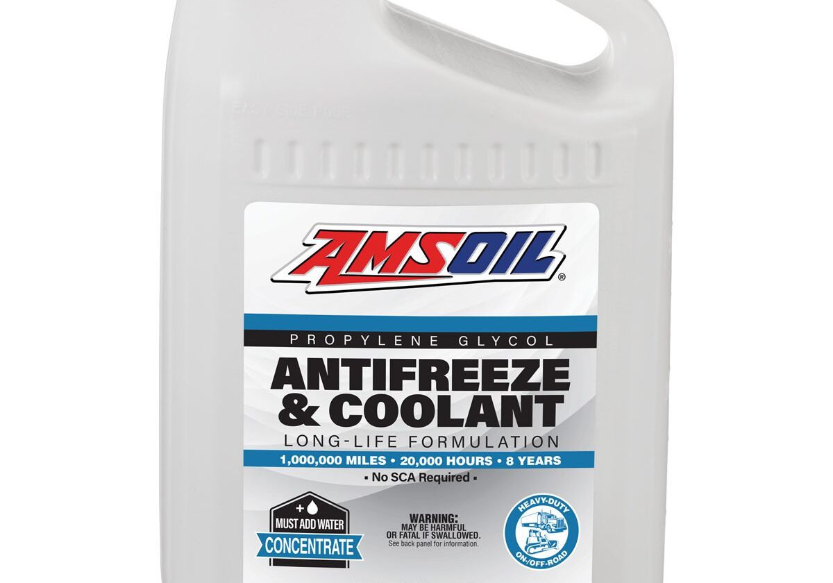 Antifreeze and coolant gallon container.