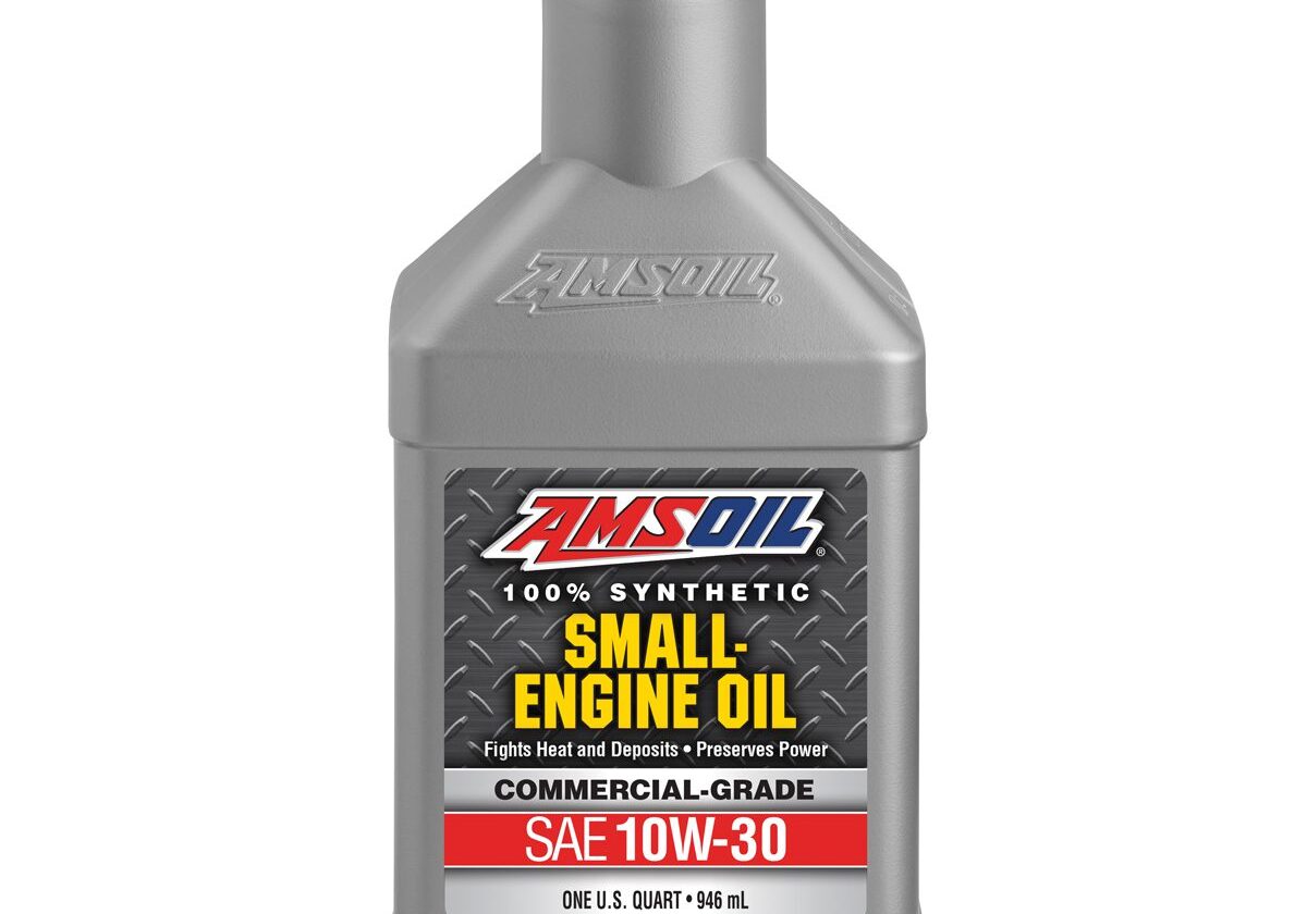 Amsoil small engine oil bottle.