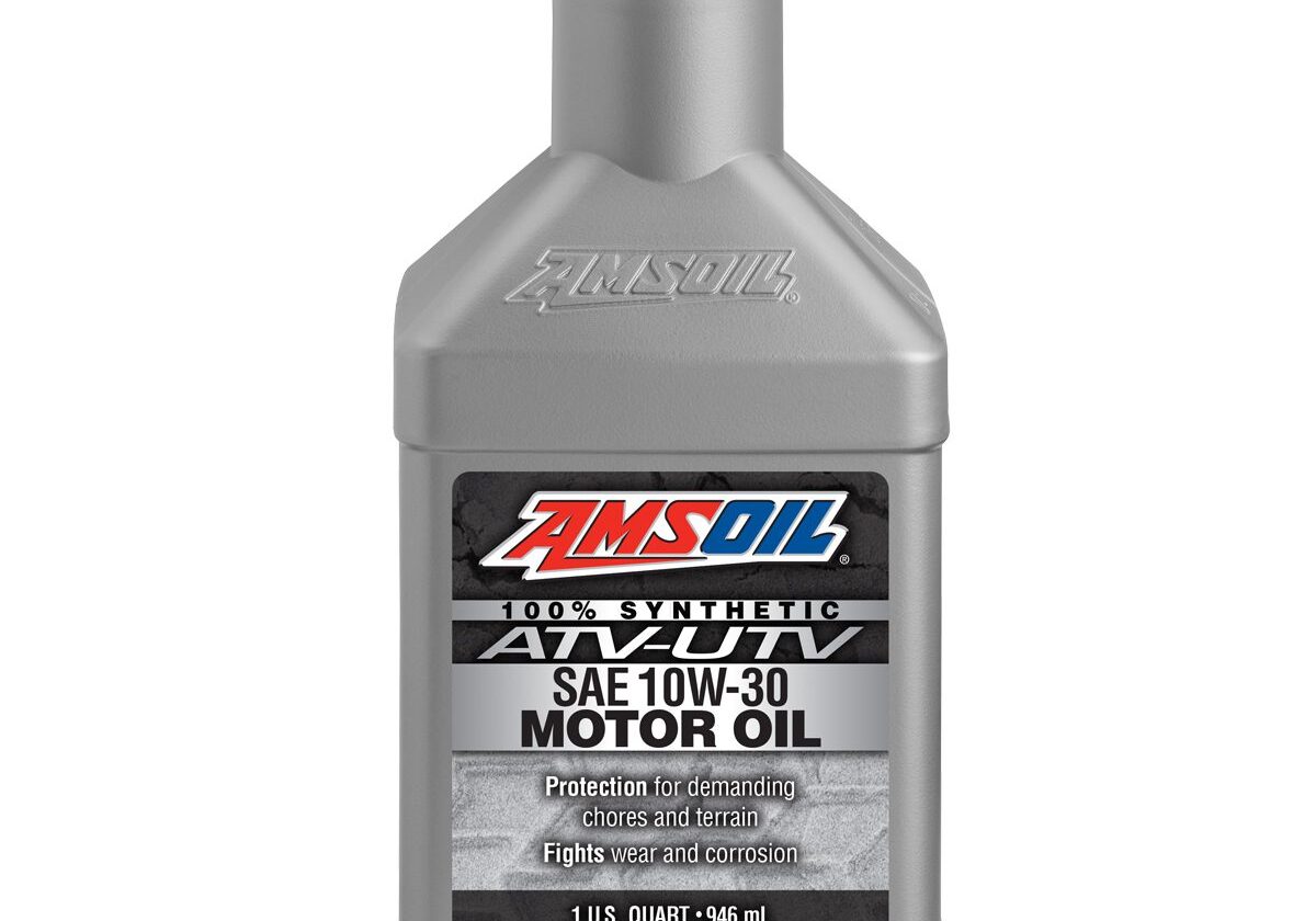 Amsoil motor oil bottle, SAE 10W-30.