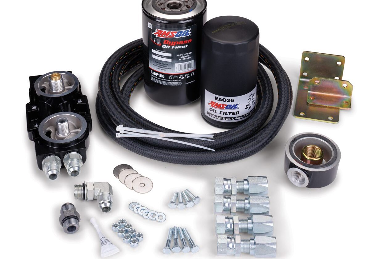 Automotive oil filter and accessory kit.