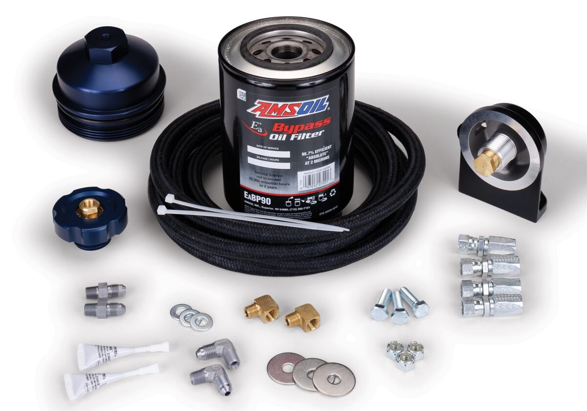 Amsoil oil filter kit with accessories.