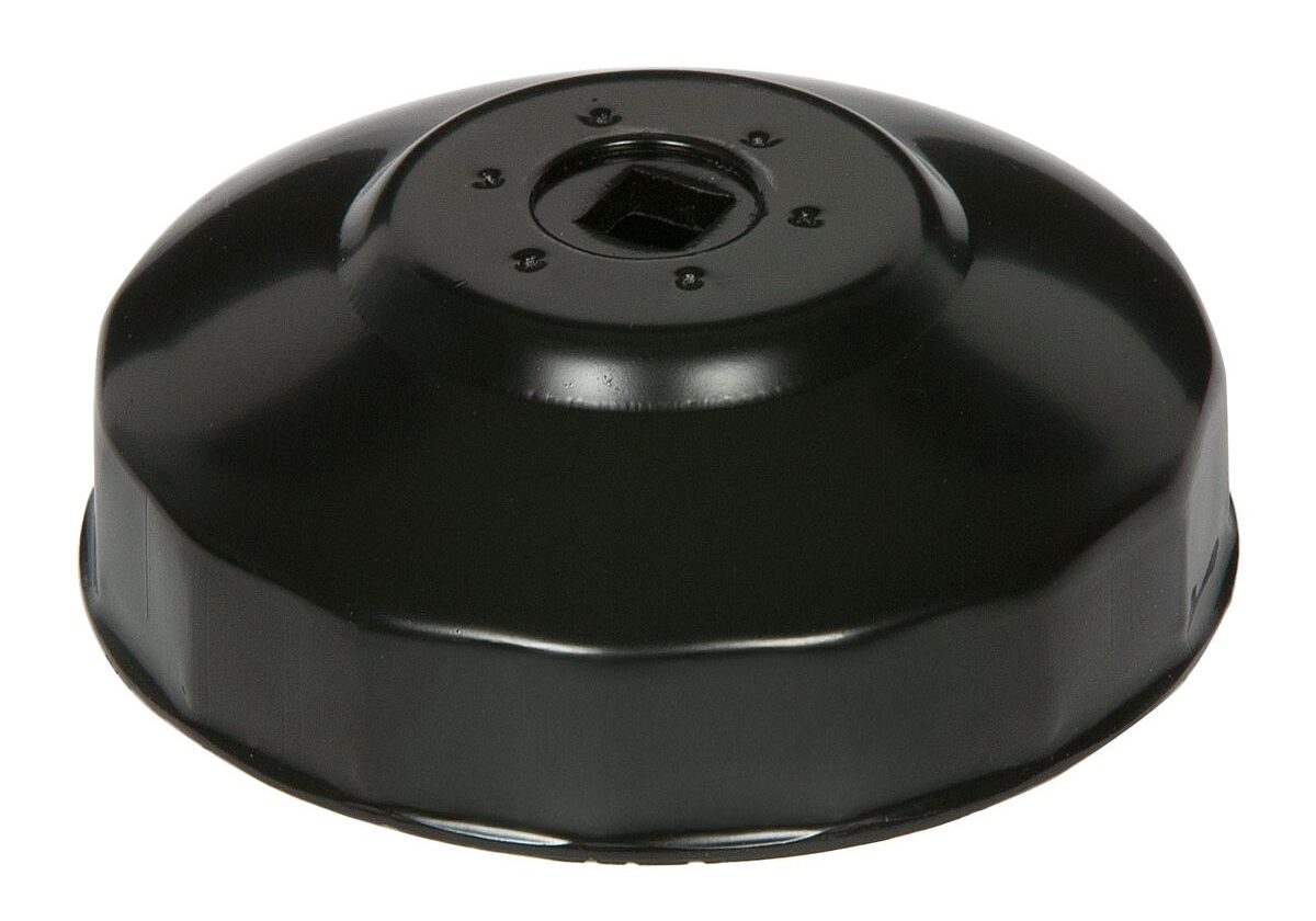 Black oil filter wrench cap tool.