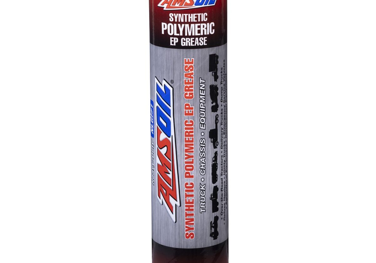 AMSOIL synthetic polymeric EP grease tube.
