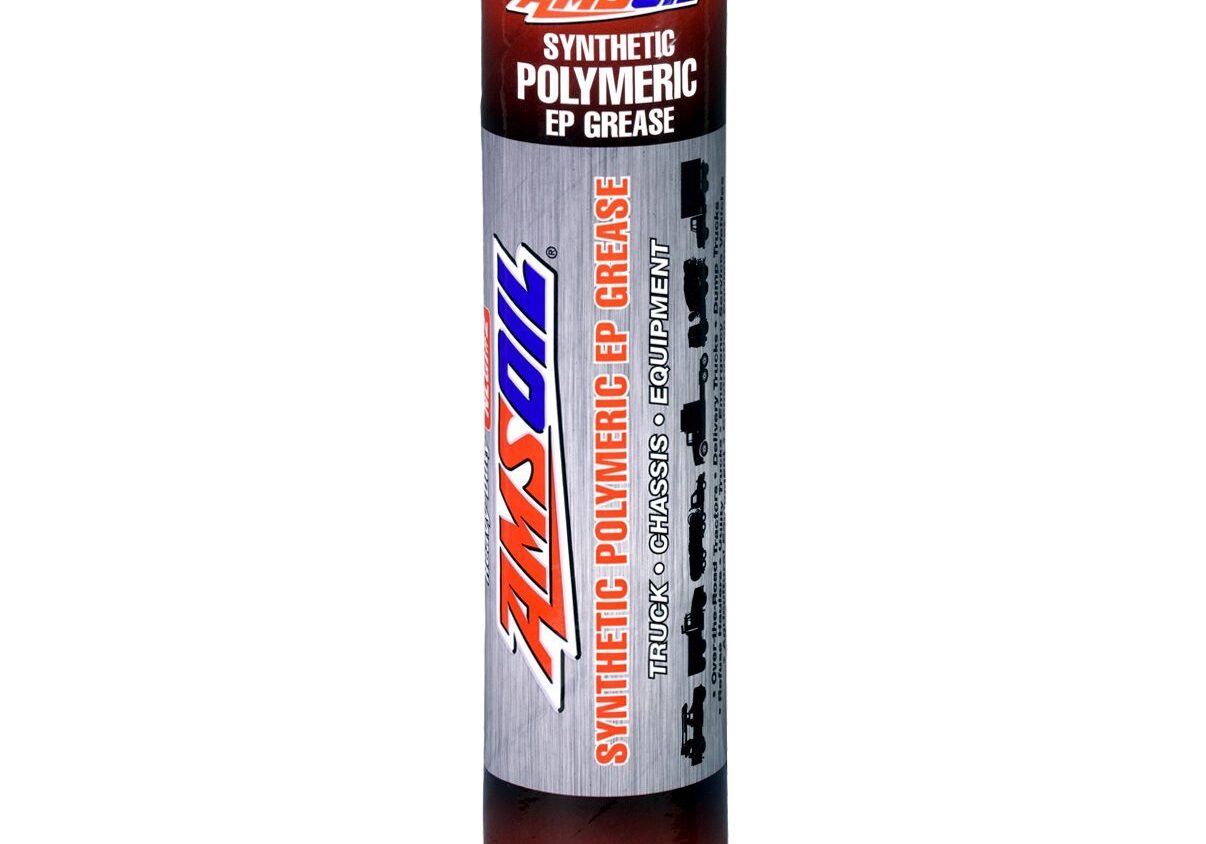 AMSOIL synthetic polymeric EP grease tube.