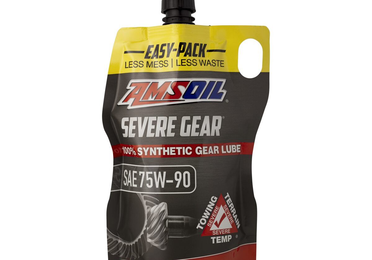 AMSOIL synthetic gear lube in easy-pack.